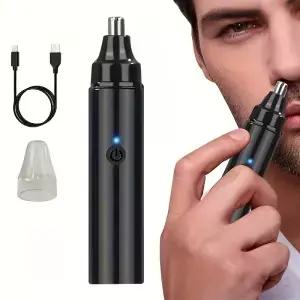 남성 위한 휴대용 전기 귀/코털 트리머 USB 충전식 무 눈썹 및 얼굴 털 제거 세척 가능한 면도기