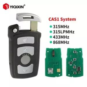 YIQIXIN 4 버튼 자동차 원격 키 BMW 7 시리즈 745i 750Li 760i E65 E66 CAS 35/35LP/433/868Mhz ID46