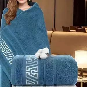 380g 신상 순면 두꺼운 목욕 타월 70*40 부드럽고 흡수력 좋으며 보풀 없음