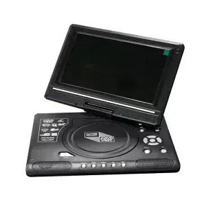 미니 휴대용 DVD CD EVD 플레이어 98 인치 디지털 데스크탑 스마트 TV 원격 제어 270 여행용 회전식 스크린