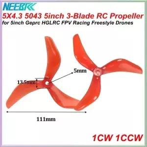 NEEBRC 2/4/8/6PCS 5X43X3 5043 소품 5인치 FPV 레이싱 드론 Quaopter Multicopter X 클래스 프리스타일