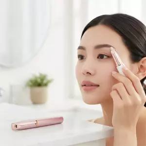 여성용 미니 눈썹정리기 전동 눈썹제모기 펜타입 잔털제거