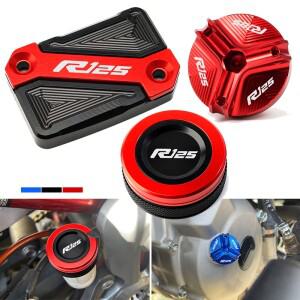YAMAHA YZF R125 YZFR125 2008-2025 오토바이 CNC 실린더 커버 전면 후면 브레이크 액 리저버 캡 오일 필러