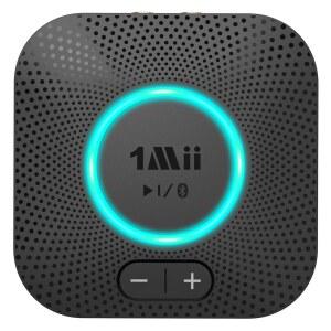 가정용 음악 스트리밍 시스템용 1MII B06S BLUETOOTH 5.3 수신기 APTX HD 저지연 볼륨 제어 및 RCA/3.5MM AUX 출력을 지원합니다