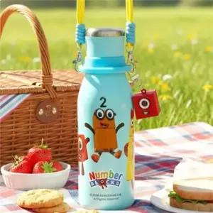 어린이 나들이 물통 휴대용 경량 유치원 어린이집 물병 500ml