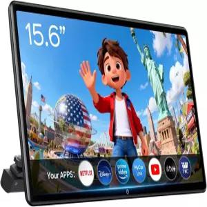 56인치 안드로이드 헤드레스트 모니터 화면 휴대용 자동차 TV OUT/5G WiFi/블루투스/USB 뒷좌석