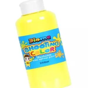 스프레이물감 리필 250ml (형광노랑) 뿌리개 퍼포먼스 컬러형광 슈퍼워셔블 놀이 오감 뿌리는 뿌리 데코아