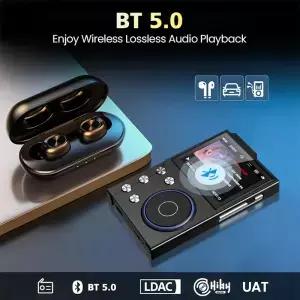 휴대용 고화질 무손실 DSD MP3 플레이어 HiFi 디지털 오디오 내장 6GB 다국어 지원 20개 언어