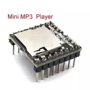 DFPlayer 미니 MP3 플레이어 모듈 Arduino Diy 키트 용 TF 카드 U IO/직렬 포트/AD를 지원하는 음성 디코드