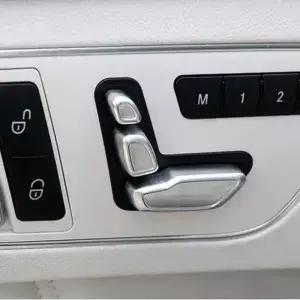 카시트 조정 스위치 버튼 커버 트림 크롬 메르세데스 벤츠 A B C E 클래스 W204 W22 GLK ML GL CLS SLK