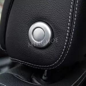 크롬 앞 좌석 레스트 스위치 커버 트림 메르세데스 벤츠 GLC C E GLE GLS GL M 클래스 X66 X253 C292 C253