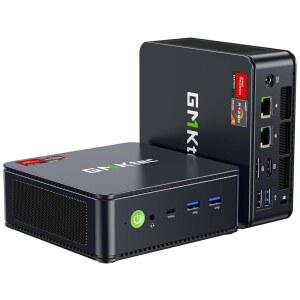 GMKtec M6 울트라 게이밍 미니 PC Ryzen 7640HS(업그레이드 6600H / 6800H), 16GB RAM DDR5 1T SSD 듀얼 NIC LAN 2.5GbE 데스크톱 컴퓨터 오피스 홈, 트리플 4K 디스플레이, WiFi 6, USB4, BT 5.2, DP, HDMI 2.0