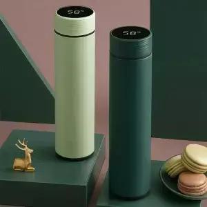 500ML 36 스테인리스 스틸 스마트 보온병 차와 물 분리 컵 남녀용 의 크리스마스 선물