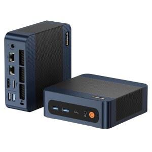 BOSGAME P3 믹스 미니 PC, Ryzen 7640HS(최대 5.0GHz)가 탑재된 데스크톱, 16GB DDR5, 512GB PCIe SSD, 4K 트리플 디스플레이, USB 4.0, 듀얼 2.5G LAN 및 Wi-Fi 6E BT5.2, 홈 오피스 게임용