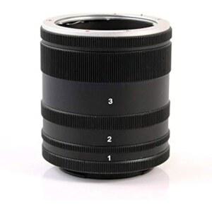 클로즈업 사진 촬영을 위한 소니 E-마운트 카메라 렌즈 NEX-5R 5T 5N NEX-6 NEX-7 A7S A7R A7II A7SII A7RII A6500 A6300 A5100 A5500 FS700 VG30 VG900용 포커스포토 매크로 익스텐션 튜브 링 키트