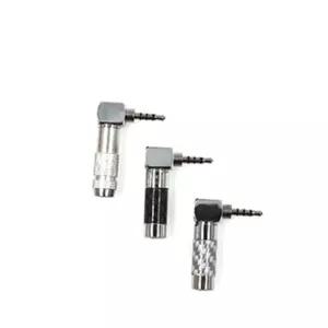 2.5mm 4극 ㄱ자 커넥터 오디오 플러그 DIY 단자4단자 4플러그 25