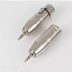 XLR 3.5 스테레오 변환 젠더 오디오 잭 마이크 커넥터 단자캐논 TO35 XLR35