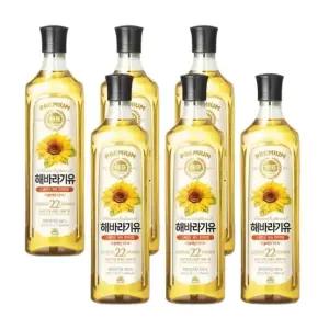 사조해표 해바라기유 오일 기름 900ml 6병