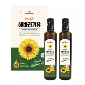햇살품은 해바라기유500ml2P 명절선물10세트1박스