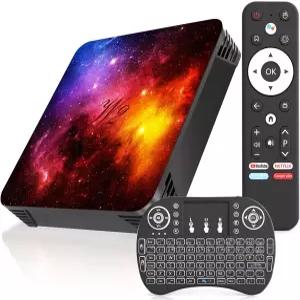 Android 40 TV 박스 4GB RAM ROM 4K 듀얼 WiFi 24G/5G 쿼드코어 스마트 지원 미니 키보드 포함 블루투스 42