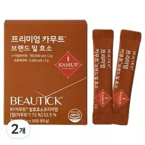 뷰틱 카무트 브랜드 밀 효소 30p 60g 2개 선물세트 한가위 모임 시댁 추석 명절
