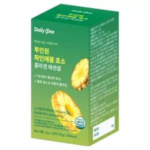 데일리원 투인원 파인애플 효소 콜라겐 에센셜 30회분 1개 선물세트 추석 친정 가족 한가위 모임