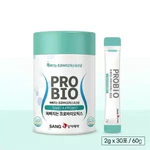 상아제약 쏙빠지는 프로바이오틱스 유산균 2g 60개 선물세트 설날 모임 시댁 한가위 가족
