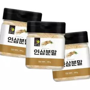 인삼분말 200g 3팩