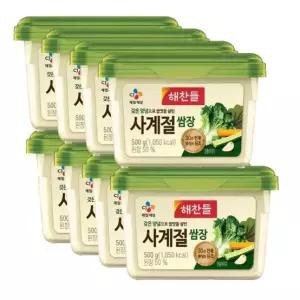 온누리10혜택배송 해찬들 사계절쌈장 500g x 8
