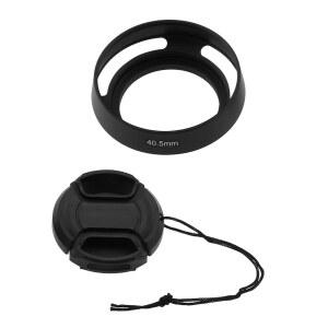 소니 알파 ZV-E10 ZV-1F ZV1F A6600 A6500 A6400 A6300 A6100 A6000 및 E PZ 16-50mm f /3.5-5.6 OSS 렌즈와 호환되는 SG 스토어 40.5mm 렌즈 후드 캡 커버