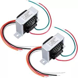 2 팩 24V 제어 변압기 40VA 차 20/208/240V 출력 HVAC 용광로 멀티 탭용 2등급 저전압 장치 교체용 403F