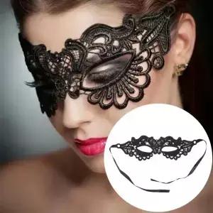 위한 블랙 파티 마스크 레이스 Masquerade 페이스 공주 댄스 소품 의상 액세서리