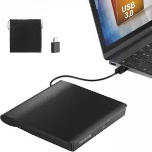노트북용 오리진빌리브 외장 CD/DVD 드라이브 USB 30 버너 RW ROM 노트북 데스크탑 PC용 휴대용 플레이어
