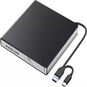 노트북용 외장 CD DVD 드라이브 USB 30 C 버너 휴대용 ROM 리더 라이터 플레이어 데스크탑 PC Windows