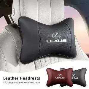 렉서스 FSPORT ES RX NX LS UX LM LX GX LC RZ IS CT GS RC HS SC TX LBX용 자동차 가죽 시트 레스트 목