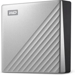 WD 5TB Mac Silver용 My Passport 휴대용 외장 하드 드라이브 랜섬웨어 방지 및 비밀번호 보호 기능이 있는