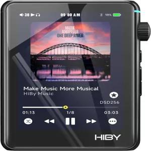HiBy R3 II 2025 고해상도 오디오 플레이어 듀얼 DAC 칩 MQA 디코딩 Qobuz/Tidal 플레이어(블루투스 5 35mm