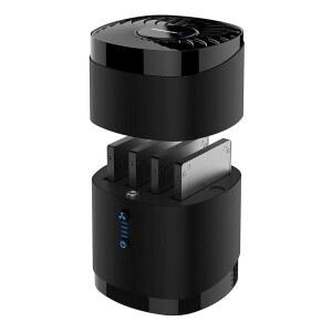 SABRENT USB 3.0 4-Bay 2.5 u201D SATA SSD 및 HDD 도킹 스테이션, 냉각 팬, 도구 없이 최대 4배 16TB, 5Gbps 전송 지원, SSD/HDD(최대 12.5mm), 호환 - (DS-4SSD)