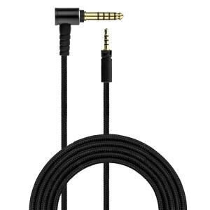 젠하이저 모멘텀 헤드폰 U2013 2.5MM 트위스트 잠금 및 4.4MM TRRRS 밸런스 골드 플레이트 잭 1.5MT / 60 U201D 땋은 나일론 코드와 호환되는 BRAINWAVZ 오디오 케이블