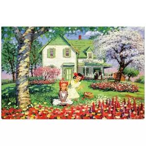 빨강머리앤 꽃나들이 유리액자형 직소퍼즐 100PCS