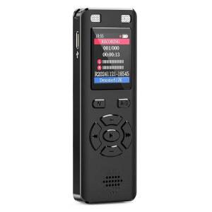 음성 녹음기 - 재생 소음 감소 MP3 플레이어 및 비밀번호가 포함된 128GB 9280시간 활성화 강의 회의 인터뷰용