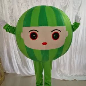 수박 인형탈 캐릭터 마스코트 사이즈 코스튬 오렌지 의상