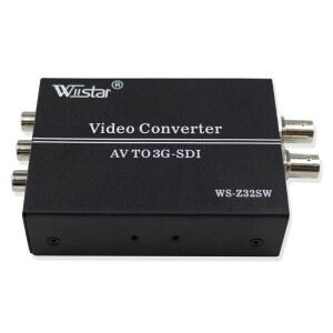 WIISTAR AV CVBS-3G-SDI 오디오 비디오 컨버터 복합기-SDI 컨버터, CRT HDTV-카메라용 1080P 지원