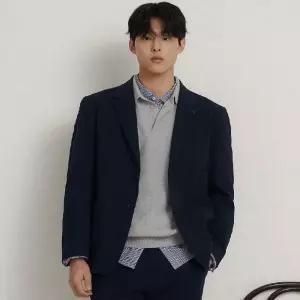 [백화점 정품] 빈폴 멘 텍스처 셋업 자켓 재킷 - 네이비 (BC6211C52R)
