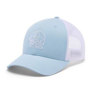 컬럼비아 여성용 PFG 메시 볼 캡, 마린 라이트 / 화이트 웨이브, 원 사이즈