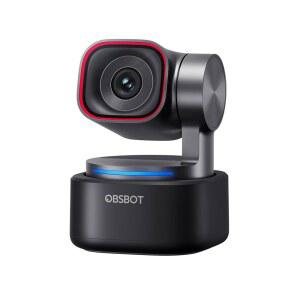 OBSBOT Tiny 3 AI 기반 공간 오디오 4K 웹캠, 1/1.28인치 센서를 갖춘 AI 트래킹 PTZ 카메라, 트라이 마이크, 음성 및 제스처 제어, 120FPS, HDR, PC용 웹캠, 노트북, 스트리밍, 회의, 스위치 2 등.