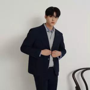 [백화점 정품] 빈폴 멘 [SS26]텍스처 셋업 자켓 재킷 - 네이비 :BC6211C52R