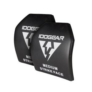 IDOGEAR 전술 EVA 폼 플레이트 고탄성 소프트 쇼크 플레이트, 조끼 이너 라이너 블랙 2pcs, 중형 10x12