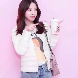 숏 겨울 따뜻한 여성 경량 오리털 이너 슬림 패딩