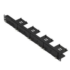 UCTRONICS 헤비 듀티 1U 라즈베리 파이 랙 마운트 u2013 2mm 두께의 탄소강, 전면 분리형, 5, 4B, 3B+/3B 및 기타 B 모델용 브래킷 4개, 서버 랙, 19 u201D 표준